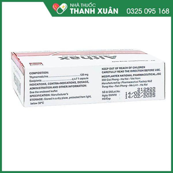 Althax Thuốc dự phòng tái phát nhiễm khuẩn hô hấp